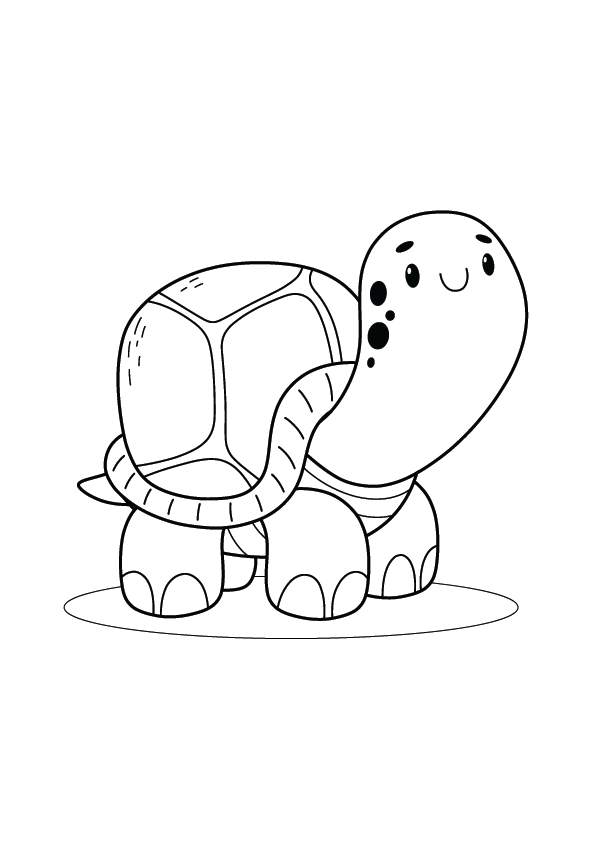 Turtle Coloring Page
