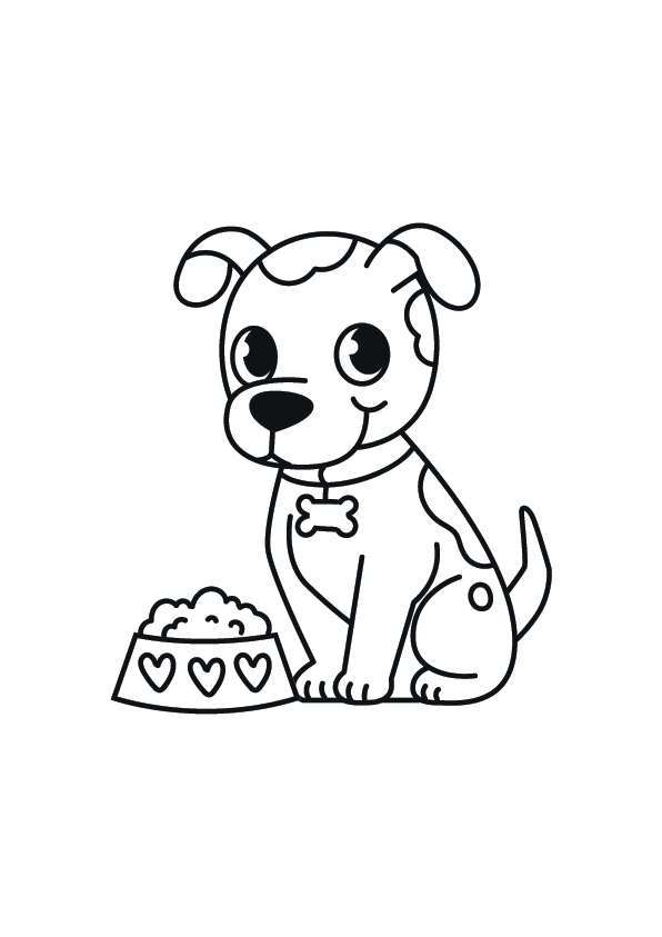 Dog Coloring Page